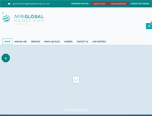 Tablet Screenshot of afriglobalmedicare.com